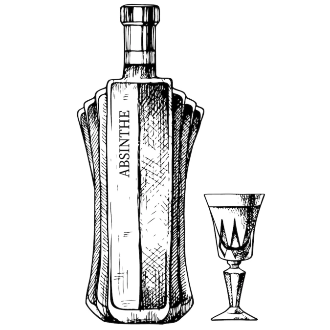 Absinthe or Anise Licorice Liqueur Image